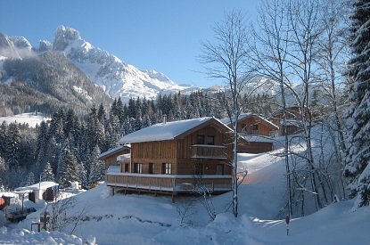 Winter in het Alpendorf